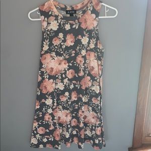 Floral Comfy Tank-Top Dress